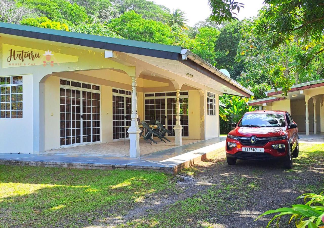 Tevaitoa Hutiarii House & Car & Excursions Raiateaヴィラ エクステリア 写真
