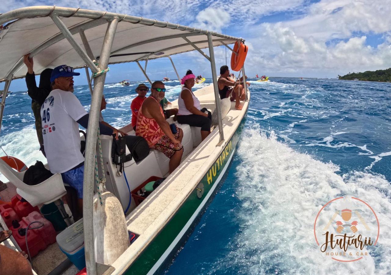 Tevaitoa Hutiarii House & Car & Excursions Raiateaヴィラ エクステリア 写真